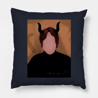 No face devil Pillow