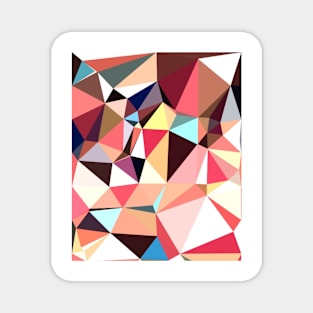 Pastel Cubism Magnet