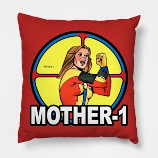 SMDM Logo - Bionic Six - Mother-1  Helen Bennett Pillow