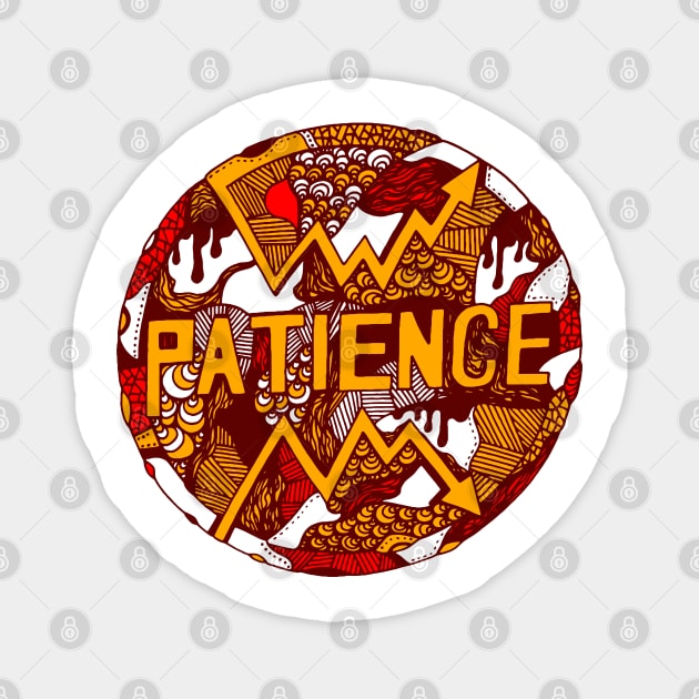 Orad Circle of Patience Magnet by kenallouis