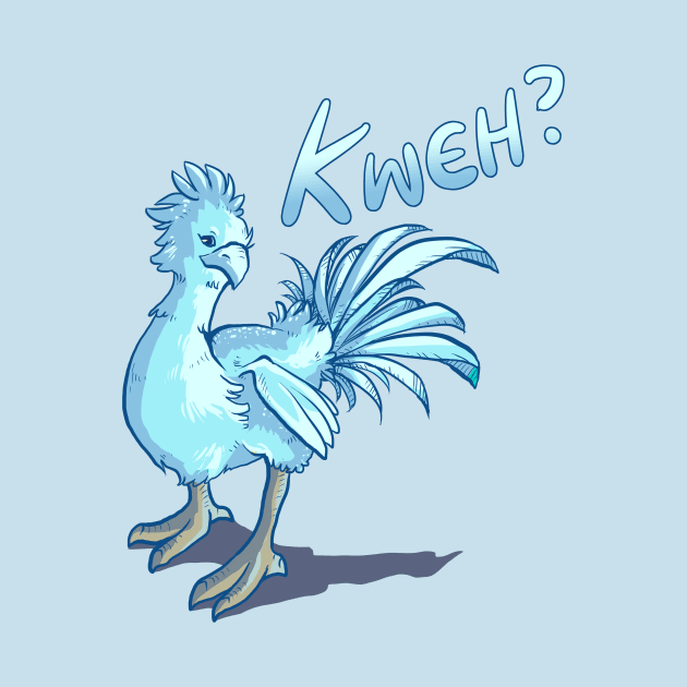 Chocobo - Blue by Kmcewi20