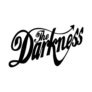 The Darkness Band Black Text T-Shirt