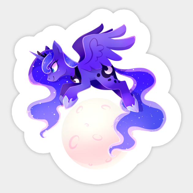 Princess Luna My Little Pony Autocollant Teepublic Fr Princess Luna My Little Pony Autocollant Teepublic Fr