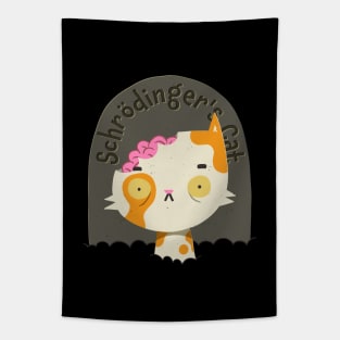 Schrodinger Zombie Cat Tapestry