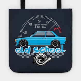 old school cyan Tote