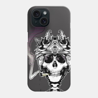 Skull helmet Phone Case