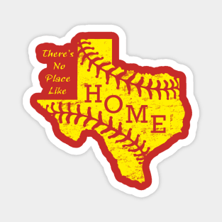 Vintage Home Texas State Softball Fastpitch Original Magnet
