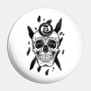 Skull abstract Pin