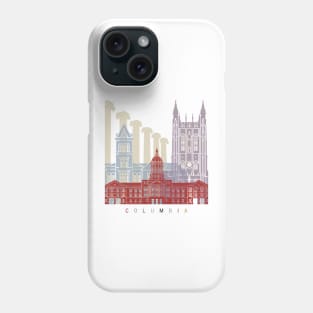 Columbia MO skyline poster Phone Case