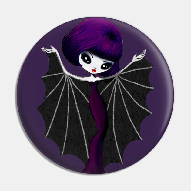 vampire bat Pin by mapetitepoupee