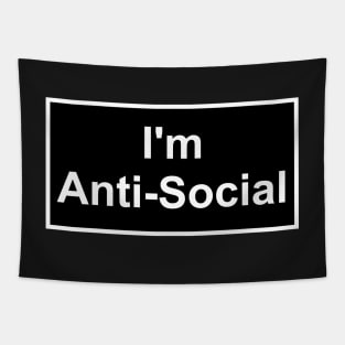 I'm Anti-Social Tapestry