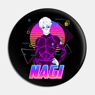 Nagi Seishiro Retro Pin