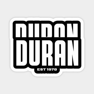 Duran Duran text design Magnet