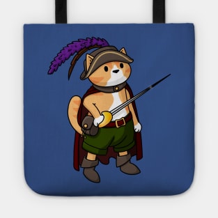 Cat musketeer Tote