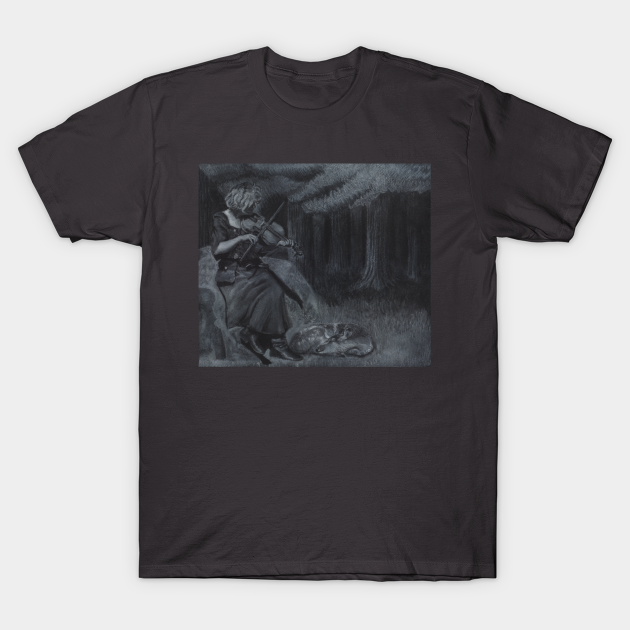 Forest Lullaby - Fantasy Illustration - T-Shirt