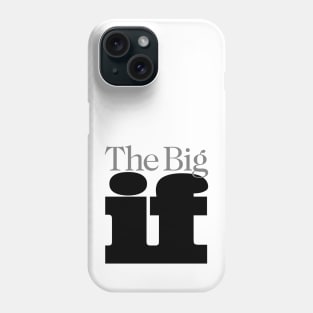 The Big "IF", No. 2: Do you think it will ever happen? Phone Case