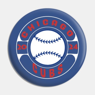 Cubs Baseball 24 Pin