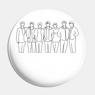 Bangtan Sonyeondan BTS Pin