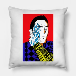 lebeau in totonac tattoo art selfportrait ecopop Pillow