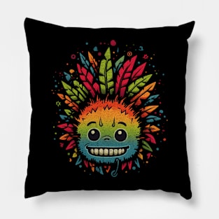 Rainbow palm leaf buddy Pillow