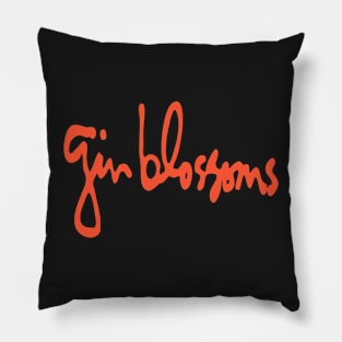 Gin Blossoms Logo Pillow