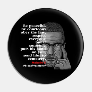 black lives matter malcolmx Pin