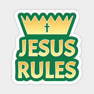 Jesus Rules Magnet