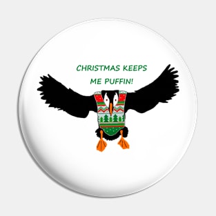 Christmas keeps me puffin! Pin