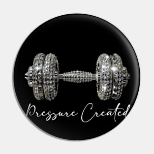 Pressure Created Diamond Dumbell Pin