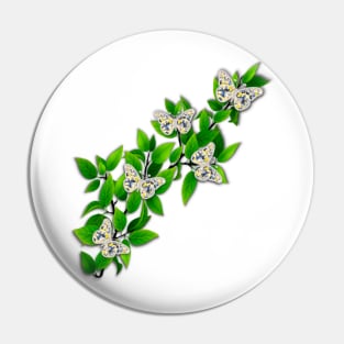 Butterfly Vine Pin