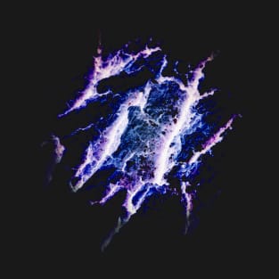 blue lightning T-Shirt