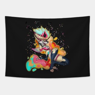 Queen Bee's Cotton Candy Shine Tapestry