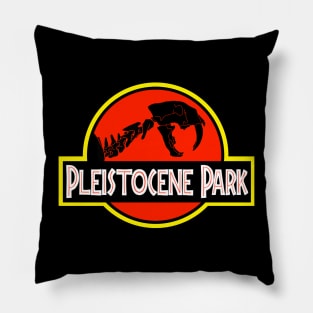 PLEISTOCENE PARK SMILODON Pillow