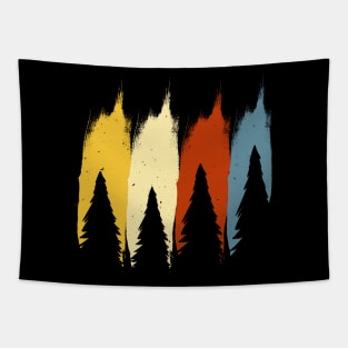 Forest Wood Retro Vintage Tapestry