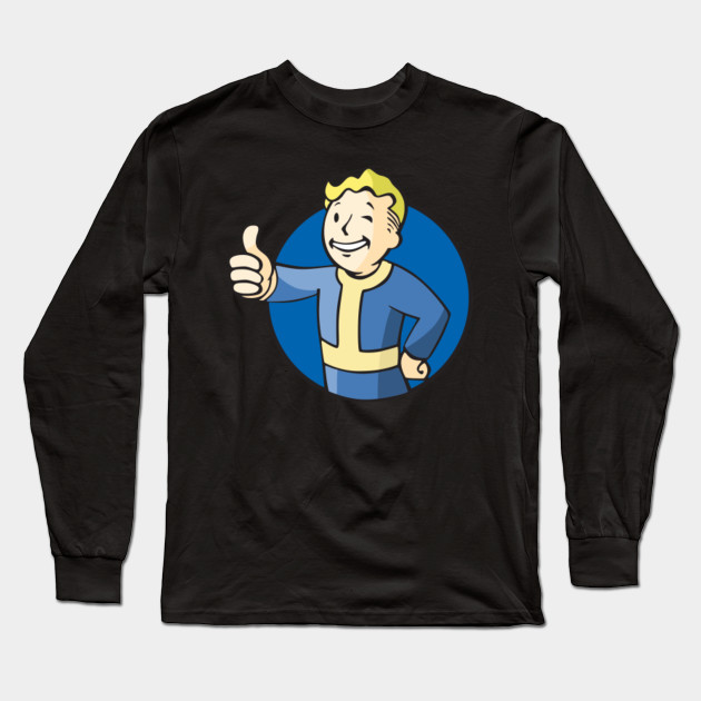 Fallout Vault Boy - Bethesda - Long Sleeve T-Shirt | TeePublic