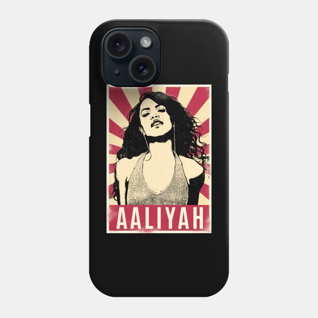 Retro Vintage AAliyah Phone Case by Play And Create