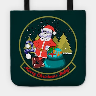 F-14 Tomcat - Merry Christmas Baby! (Green) - Clean Style Tote