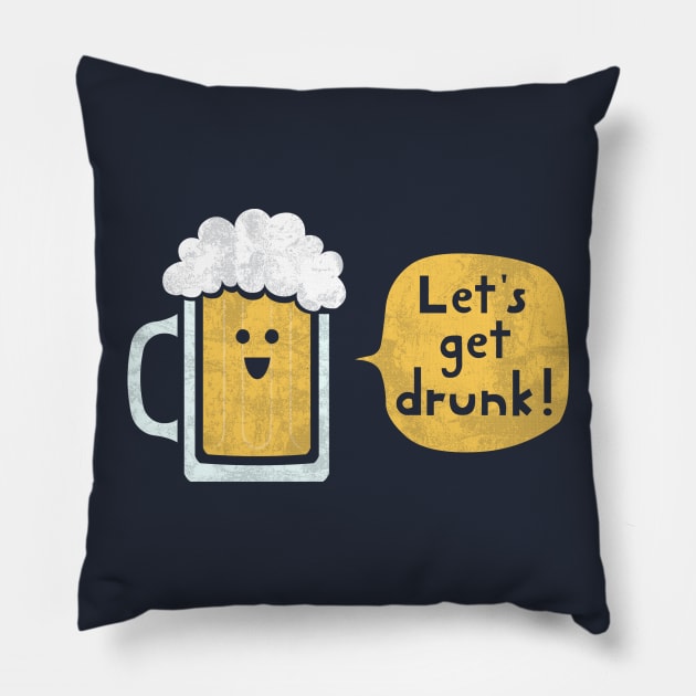 Drinking Buddy Pillow by HandsOffMyDinosaur