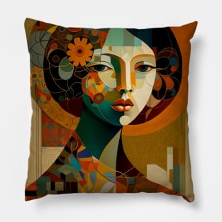 Asian Abstract #15 Pillow