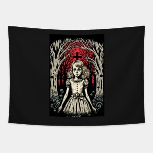 Dark & Gothic Alice in Wonderland Tapestry