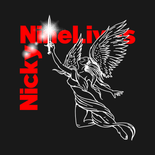 Nicky Nine Lives Orb Angel T-Shirt
