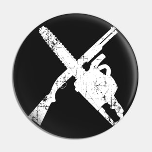 Zombie Weapon (White) Pin