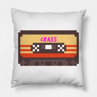 Crass 8bit cassette Pillow