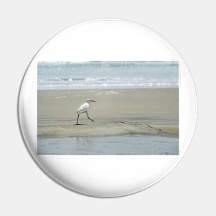 Snowy Egret Pin