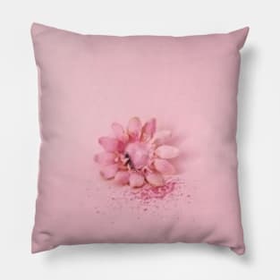 pink flower Pillow