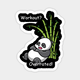 Lazy Panda - Workout ? Overrated! Magnet