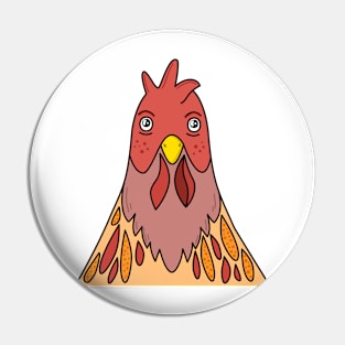 Cartoon Chicken Friend Pin