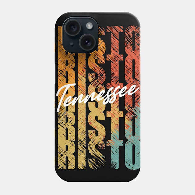 Bristol Tennessee Retro Vintage Custom Design Unique Graphic Phone Case by lorijaquelyn