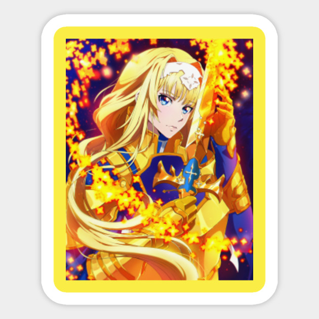 Alice Sword Art Online Sao Sticker Teepublic