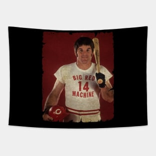 Pete Rose - 4,256 Career Hits Tapestry